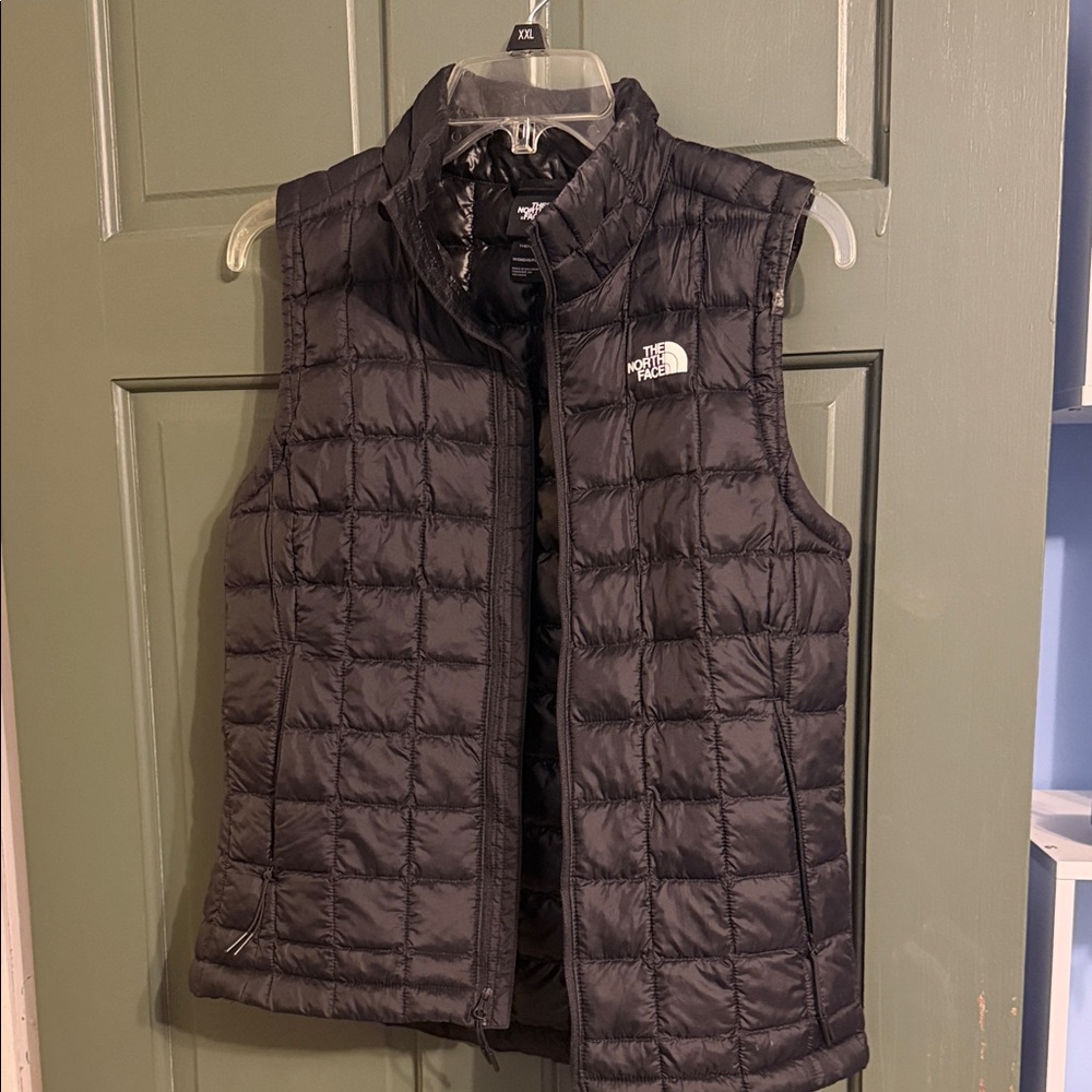 The North Face Charcoal Quilted Vest